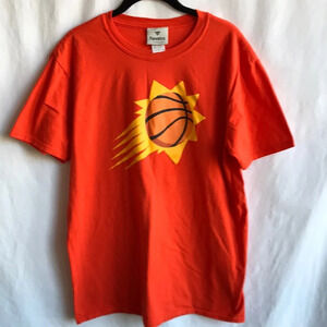 Fanatics orange Phoenix Suns basketball tee, size L